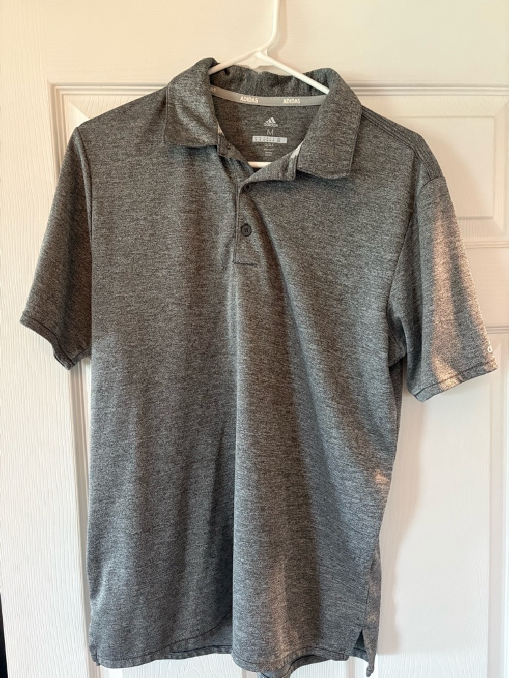 adidas GOLF Men’s Heather Gray Polo Shirt